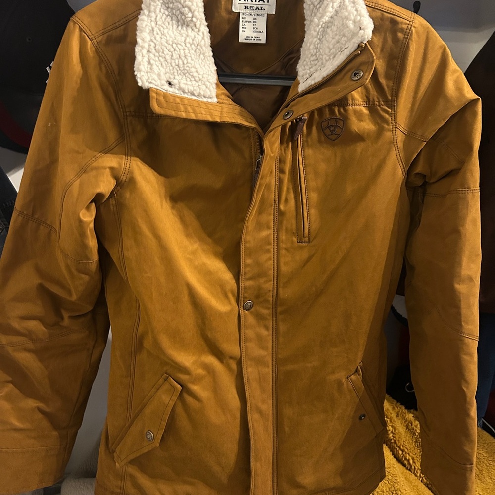 Ariat Brown Jacket with Cozy Lining - Size XS